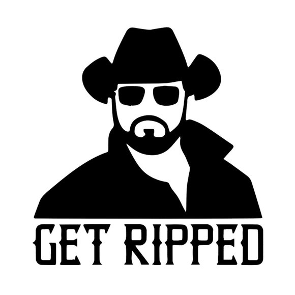 RIP Wheeler Get Ripped YellowStone Dutton Ranch Decal Sticker - Picture 1 of 1